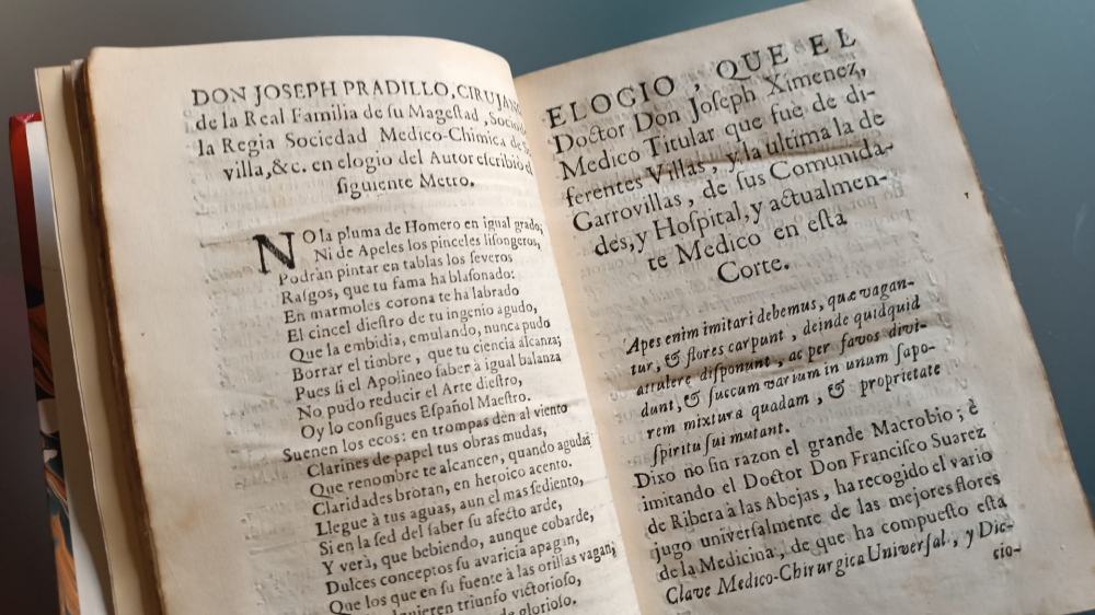 Libro español de 1730, Clave médico-chirúrgica universal, ilustraciones de plantas medicinales
