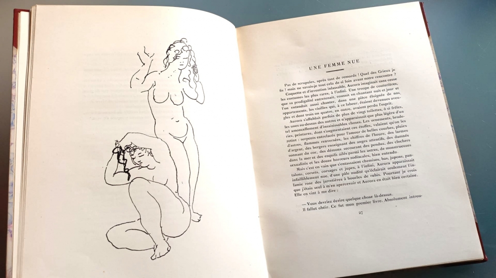 Le manuscrit trouvé dans un chapeau, ilustrado por Picasso, 1919