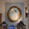 Pastel sobre papel “Retrato joven noble”, firmado Edmond Jewrin, 1843