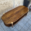Coffee table “Elanza”, Chehoma, Mid-century, madera de mango, Bélgica, años 2010