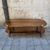 Coffee table “Elanza”, Chehoma, Mid-century, madera de mango, Bélgica, años 2010