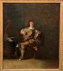 El tañedor de laud, escuela flamenca, siglo XVII