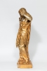 Louis-Ernest Barrias, escultura francesa en bronce dorado, siglo XIX