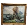 Ricard Arenys Galdón, “Paisaje con pastor”, Cataluña, España, siglo XX