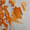 Julio Sendino, “Dispersio”, óleo sobre tabla, 2023