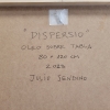 Julio Sendino, “Dispersio”, óleo sobre tabla, 2023