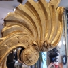 Espejo realizado con fragmentos de retablo, barroco, España, siglo XVIII