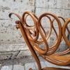 Cuna de madera de haya curvada, atribuida J. & J. Kohn, estilo Thonet, Art Nouveau, Austria, 1895