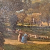 Narcisse Berchère, “Paisaje de Asnières-sur-Seine”, Francia, siglo XIX