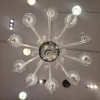 Lámpara de techo / Chandelier «Redon» Barovier & Toso, cristal soplado, Italia, años 60