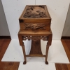 Cofre / baúl, madera de olmo tallada, dinastía Qing, Indochina, circa 1900