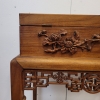 Cofre / baúl, madera de olmo tallada, dinastía Qing, Indochina, circa 1900