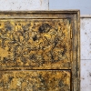 Cabinet de guadamecí dorado y plateado, art nouveau, España, circa 1920