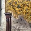 Cabinet de guadamecí dorado y plateado, art nouveau, España, circa 1920