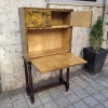 Cabinet de guadamecí dorado y plateado, art nouveau, España, circa 1920