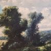 Antonio Cánovas del Castillo y Vallejo, “Paisaje fluvial”, firmado Vascano, España, principios del siglo XX