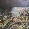 Antonio Cánovas del Castillo y Vallejo, “Paisaje fluvial”, firmado Vascano, España, principios del siglo XX