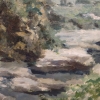 Ricard Arenys Galdón, “Paisaje con pastor”, Cataluña, España, siglo XX