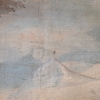 Pintura al agua sobre lino, “Duelo de caballeros”, escuela francesa, siglo XVIII
