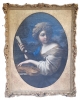 Santa Cecilia, óleo sobre lienzo, escuela italiana, siglo XVIII
