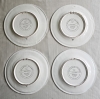 Colección completa 4 platos de cerámica, Eduardo Arroyo, \"Deshollinador\", edición limitada, 2008