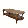 Coffee table “Elanza”, Chehoma, Mid-century, madera de mango, Bélgica, años 2010