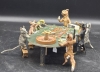 Escultura de animales en el casino, bronce policromado, de Viena al estilo de Franz Bergman