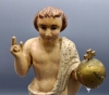 Niño Salvatore Mundi sosteniendo el Orbe y bendiciendo, siglo XIX