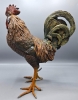 Gallo en bronce policromado de Viena con sello