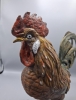 Gallo en bronce policromado de Viena con sello