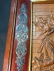 Escultura Sagrada familia en madera tallada de Masriera y Carreras