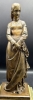  Escultura francesa de Joven en bronce, firmada P. Duboy
