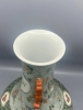Jarron de porcelana china, familia verde 