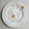 Colección completa 4 platos de cerámica, Eduardo Arroyo, \"Deshollinador\", edición limitada, 2008