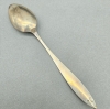 6 cucharas de café Biedermeier, plata, 1820 - 1850