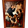 Óleo sobre lienzo, Juan Francisco Régis enseñando el signo de la cruz a los pobres