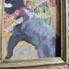 Óleo sobre tablilla, escena taurina, escuela española fauvista / postimpresionista, siglo XX