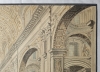 Conjunto de 4 dibujos académicos de arquitectura, acuarela y tinta aguada, vistas de Roma, firmados por Augusto Martínez, Roma, 1937