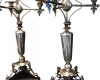 Candelabros isabelinos de plata, Rovira, Barcelona, siglo XIX