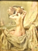 Óleo de Alexandre François Bonnardel. Francia