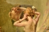 Óleo de Alexandre François Bonnardel. Francia