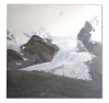 Alessandro Taiana, pintura realista, paisaje montaña con nieve, 2003