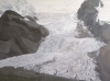 Alessandro Taiana, pintura realista, paisaje montaña con nieve, 2003