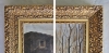 Paisaje costumbrista catalán, pintura al óleo, siglo XIX-XX