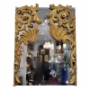 Espejo realizado con fragmentos de retablo, barroco, España, siglo XVIII