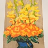 Gernot Kissel, ”Flores”, litografía prueba de artista, 1970 - 1975