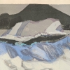 Gernot Kissel, ”Paisaje”, litografía prueba de artista, 1970 - 1975
