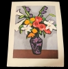 Gernot Kissel, ”Flores”, litografía 7/150, 1970 - 1975