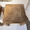 Pareja de mesas auxiliares, madera de olmo, China, años 50