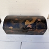 Arcón - cofre, urushi-e, era Taisho, Japón, circa 1920
